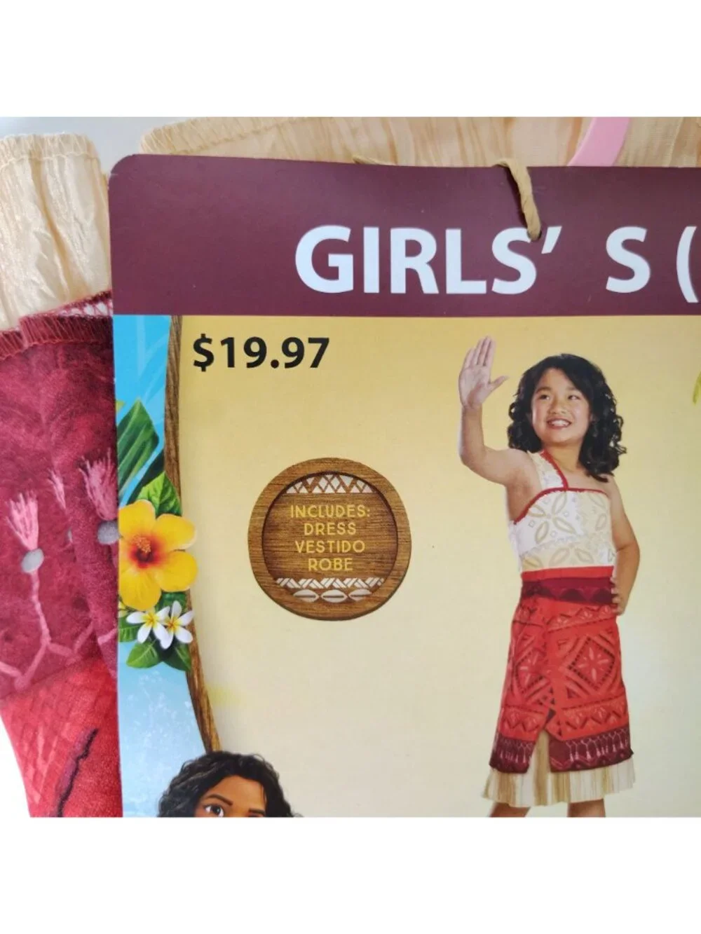 Disguise Disney Moana 2 Girls S (6/6X) Halloween Costume Dress